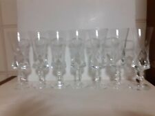 7 Bicchieri vintage cristallo al piombo oltre 24% Rcr