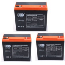 3pz Batteria 12V 24AH 6-DZM-20