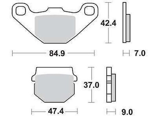 519 pastiglie freno - pastiglie, quad