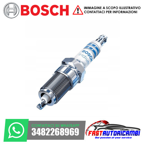 Kit candele bosch iridium - 4,