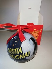 PALLA CON TORMENTONI DI NATALE CONAD BRANDANI BRUTTA MA BUONA PALLINA DECORATIVA