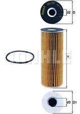 KNECHT OX133D - Filtro olio