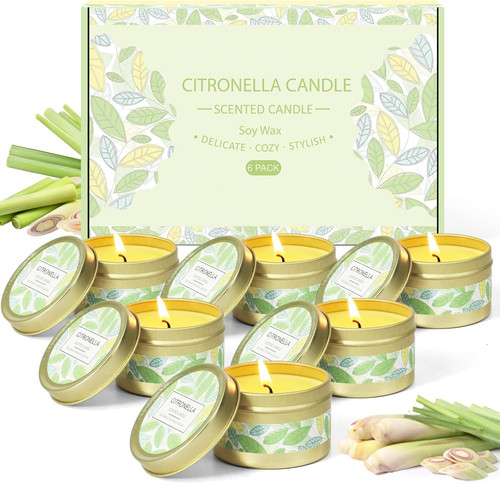 Candele alla citronella 6 - candele,
