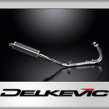 KAWASAKI NINJA 400 Z400 2018-24 SCARICO COMPLETO 350mm SILENZIATORE BSAU OVALE CARBONIO
