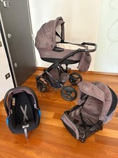  trio momon vernuji grigio a pois rossi. Ottime condizioni 