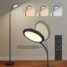 Homcom lampada terra led - da,