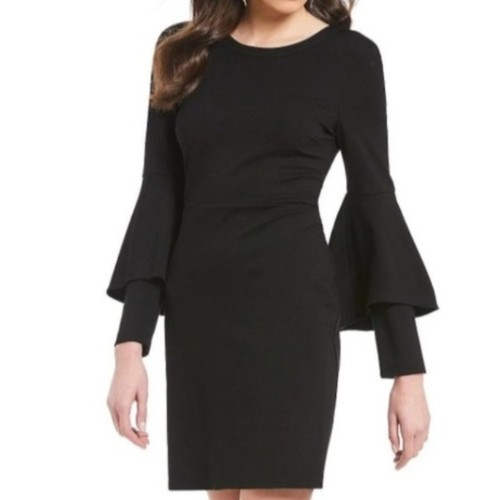 Abito tubino nero - , halston