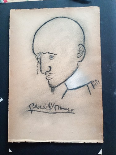 Gabriele annunzio disegno - d'annunzio,