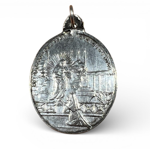 Medaglia argento sacro cuore - d'argento,