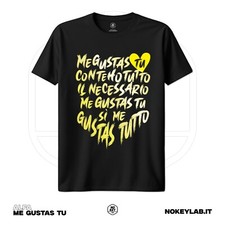 T-shirt  Me Gustas Tu Alfa Musica Maglia Cantante Concerto Estate 25