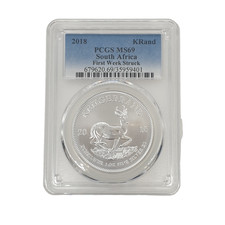 Moneta PCGS 2018 10z argento