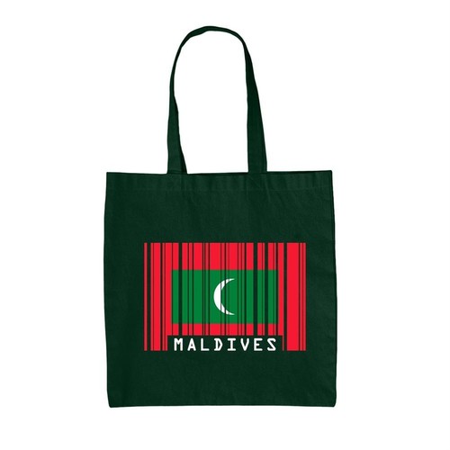 Maldive bandiera borsa tote - -,