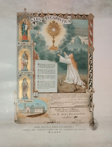 Attestato originale - , di