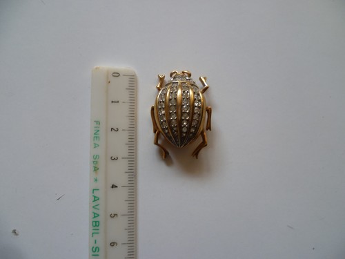 Spilla scarabeo color oro - spilla,