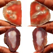 4 pezzi2 paia di agata