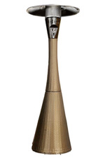 Stufa gas da esterno Qlima PGW 312 rattan, 10 kW, 84 mq, fungo patio/terrazza