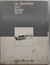 manuale auto epoca alfa romeo gtv spider sprint quadrifoglio 33 giulietta 2.0 td