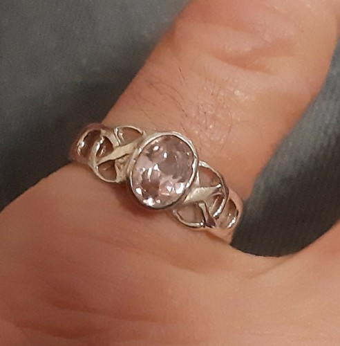Anello argento 925 rosa - ,