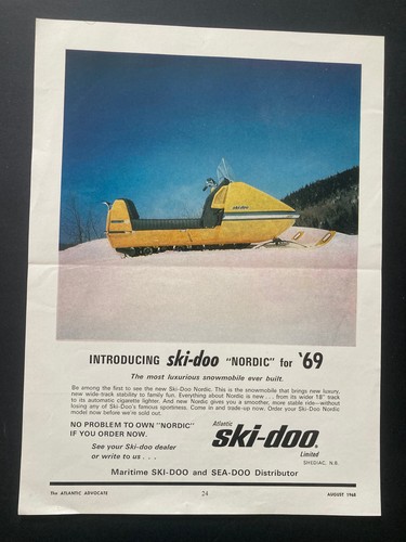 1969 canadian skidoo - canadian,