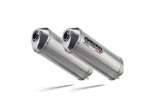 Coppia di terminali di scarico omologati GPR Satinox Breva 750 2003/09