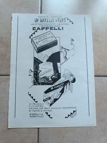 Pubblicità 1929 cappelli - pubblicità,