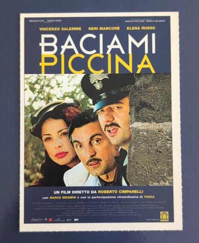 Cartolina ciak baciami piccina - ciak,