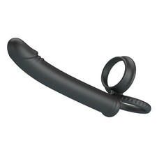 Strap On Anale con anello fallico dildo in silicone doppio sex toys morbido