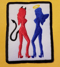 Toppa ricamata angelo diavolo