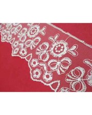 Pizzo merletto di tulle nastro alto 7cm Sweet Trims 60322 passamaneria bordo