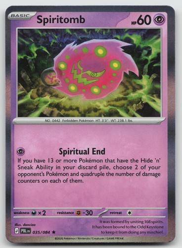 Spiritomb 035 084 - spiritomb, pitch