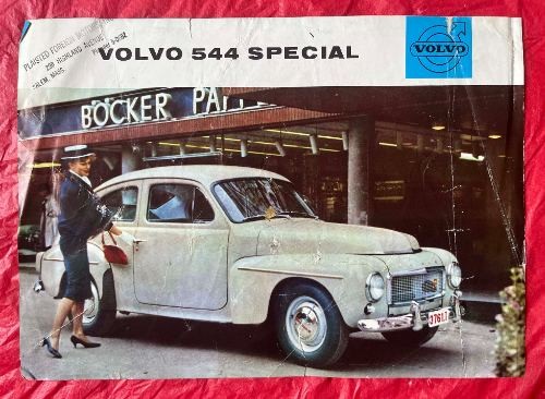 1959 volvo 544 catalogo - volvo, "544"