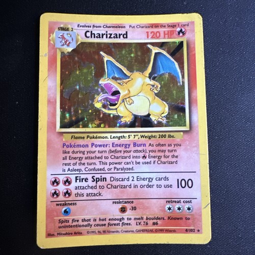 Pokémon tcg charizard 102 - pokémon, 4/102