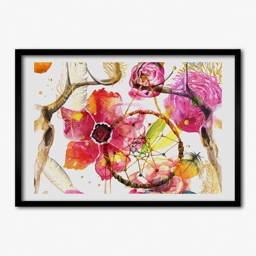 Tulup picture mdf - tulup, framed