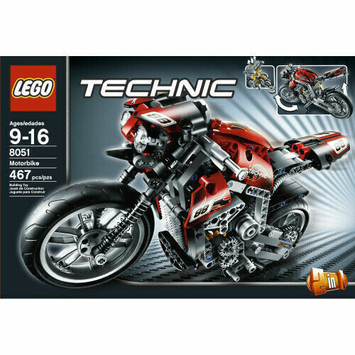 Lego 8051 technic moto nuovo - moto,
