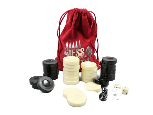 Pezzi backgammon acrilico - backgammon, 35