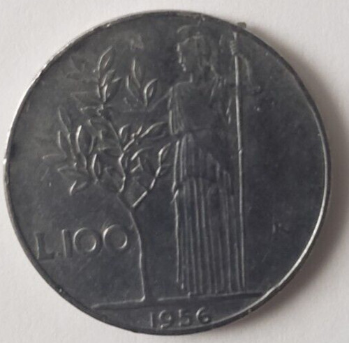 1956 100 lire - lire, large
