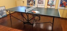 Tavolo da ping pong usato e pieghevole da esterno/interno
