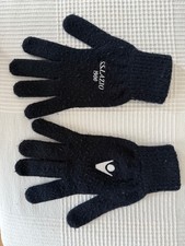 guanti lana ss lazio macron come nuovi colore blu scuro ottima qualità 