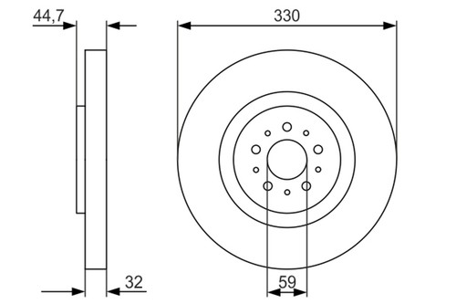 Dischi freno bosch 986 479 - 2,
