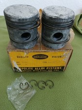 Pistoni Fiat 500 N 1957 Motore Tipo 110 Nuovi dell' Epoca NOS AE BORGO HEPOLITE