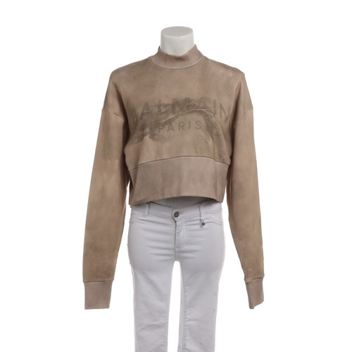 Felpa balmain marrone - balmain,