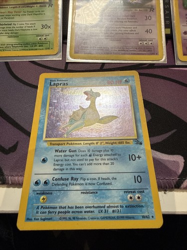 Pokémon tcg lapras fossil - tcg,