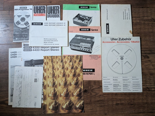 Uher report manuale - manuale, vintage