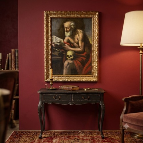 Quadro uomo con cornice san - quadro,