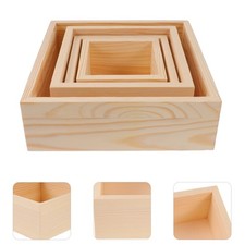  4 Pcs Cassa Porta Legna