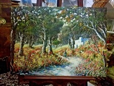 DIPINTO OLIO SU TELA,OPERA DI