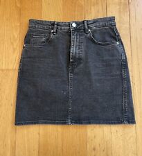 Minigonna Zara in jeans nero tg M