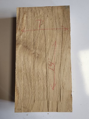 Tavole blocco secco - secco, rovere