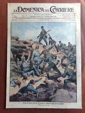 Copertina Domenica Corriere nr. 45 del 1915 WW1 Raccolta Prigionieri da Trincee