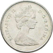 Canada 25 centesimi Elisabetta